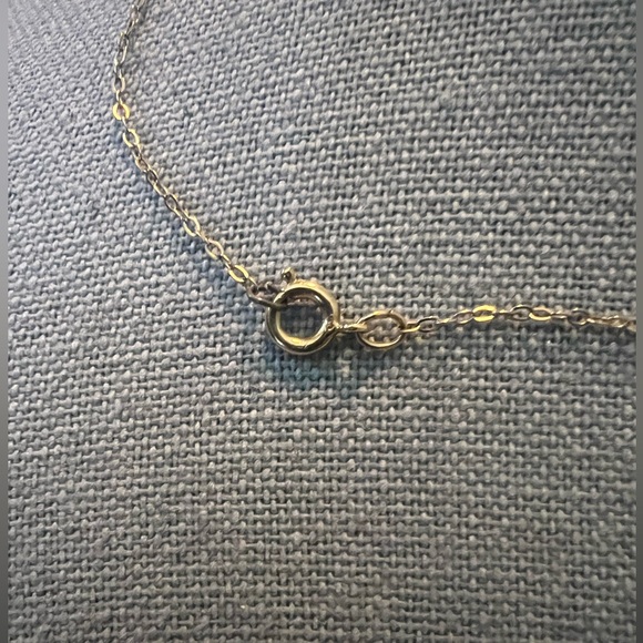 Vintage Gold Plated Floating Heart Pendant - Picture 3 of 4